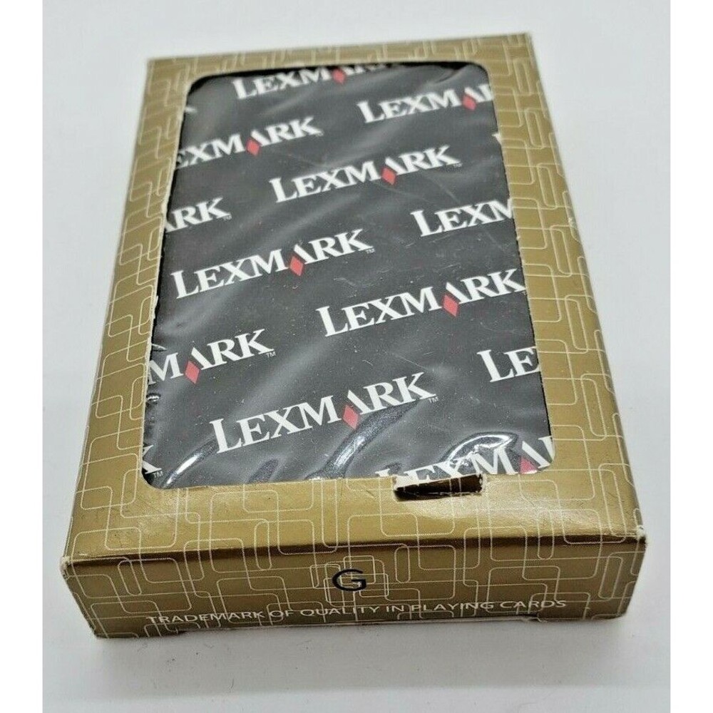 Gemaco Playing Cards Lexmark Advertising Standard Deck 2 Jokers